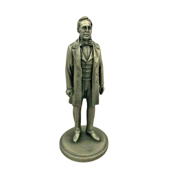Lance Fine Pewter President Zachary Taylor 1976 Petitto w/ Book and COA  - 4.75" - Picture 2 of 9